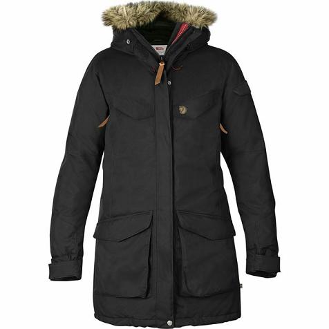 Fjallraven Nuuk Parka Black Singapore For Women (SG-422117)